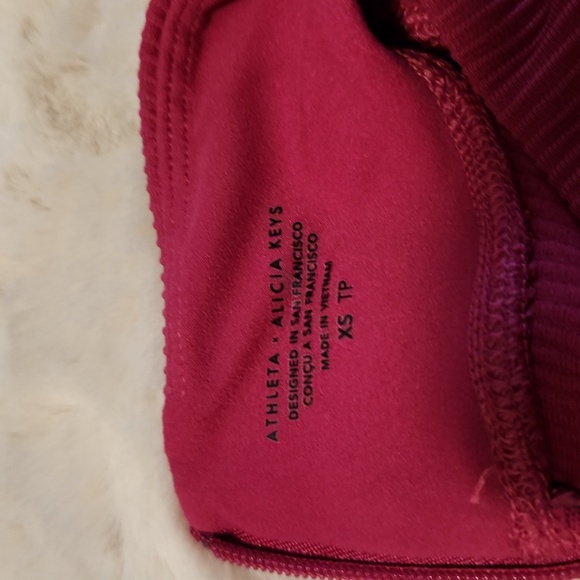 Athleta × Alicia Keys Crop Ribbed Tank NWT - Picture 6 of 9